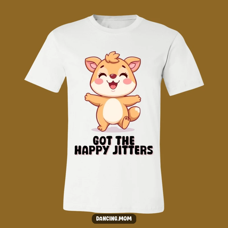 Funny Playful Animal T-Shirt: Happy Tapping Feet Tee - Ideal Funny Gift