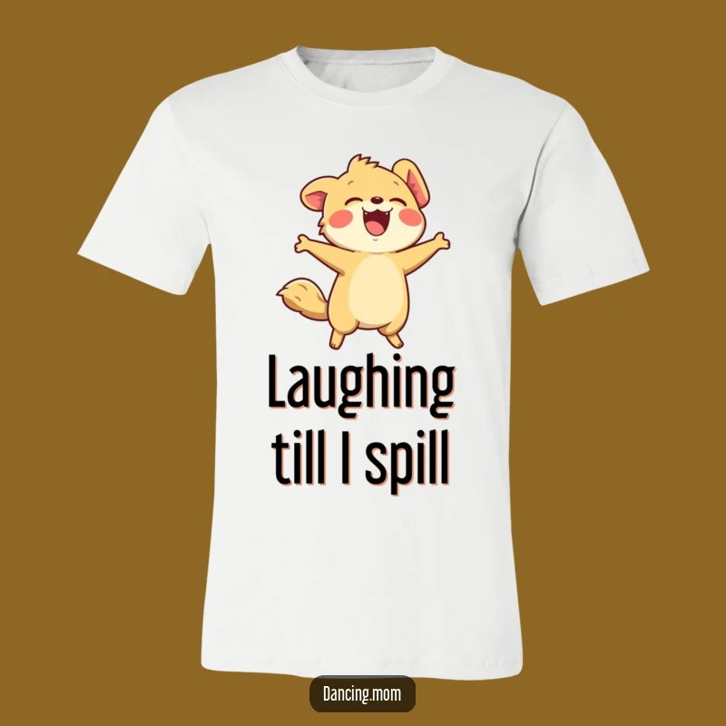 Funny Kawaii Laughing Animal T-Shirt Spread Merriment with this Hilarious Tee