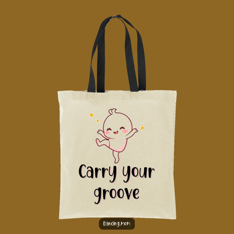 Stylish Funny Kawaii Dancer Tote Bag: Playful Theme, Practical Gift
