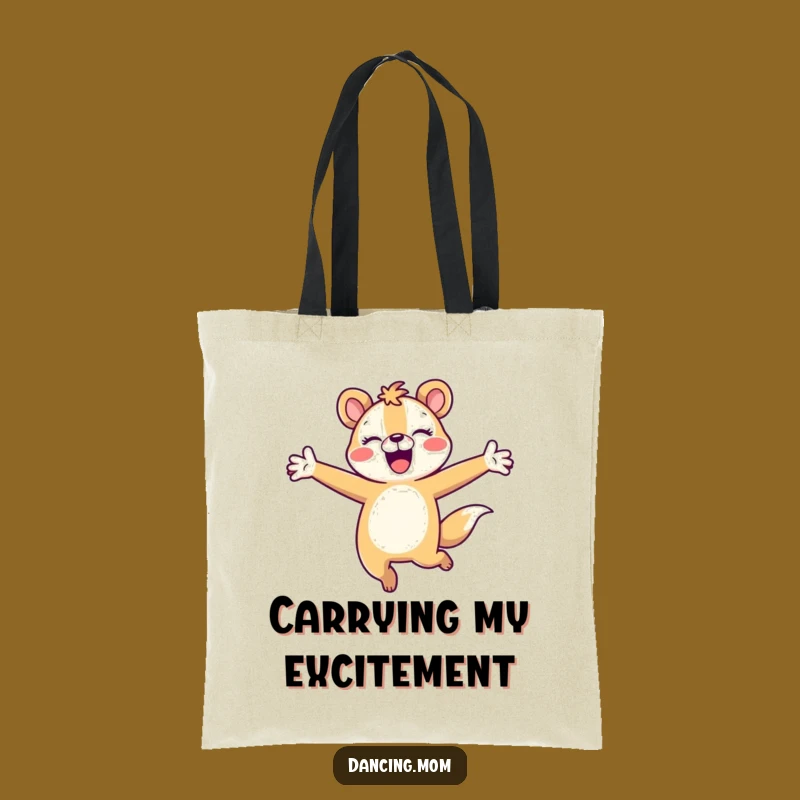 Funny Leaping Animal Tote Bag - Carry Your Joyful Energy Gift