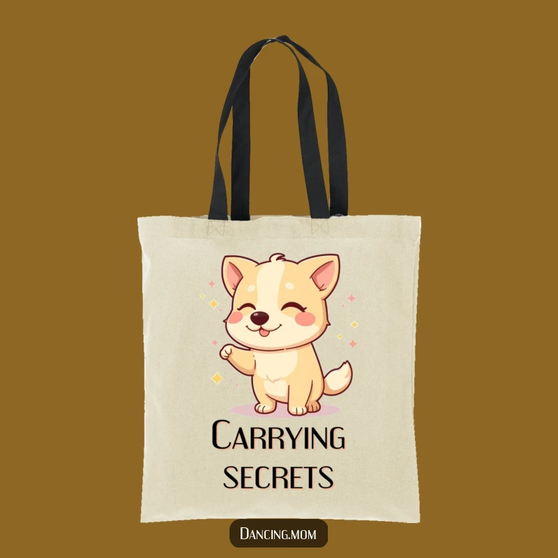 Funny Dog Wink Tote Bag: Carry Your Essentials with Playful Canine Flair