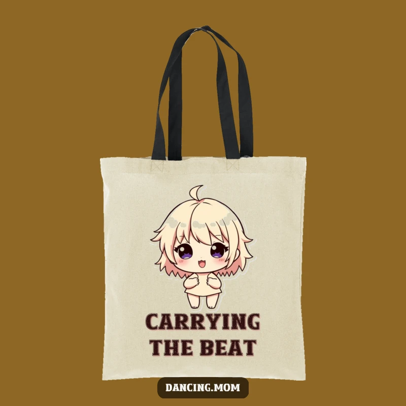 Funny Rhythm Flow Tote Bag: Carry Your Soundtrack