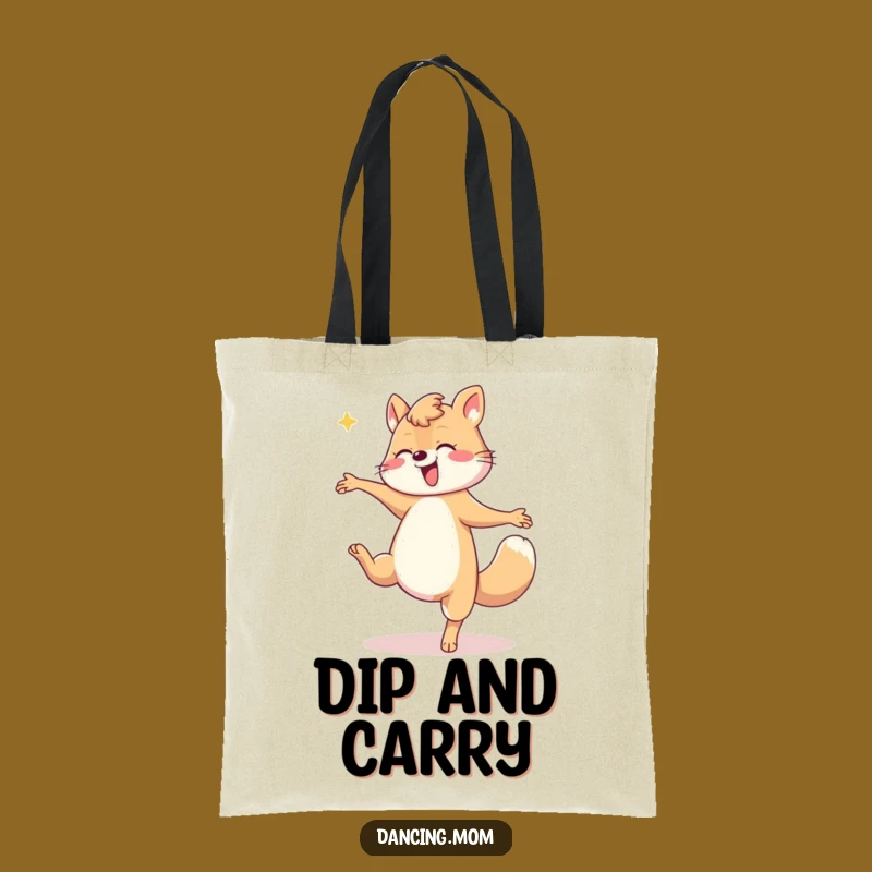 Funny Mom Dip Tote Bag: Dramatic Carryall, Stylish Motherhood Bag, Perfect Funny Gift