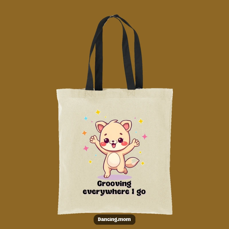 Funny Disco Animal Tote Bag - Carry Your Party Energy Gift